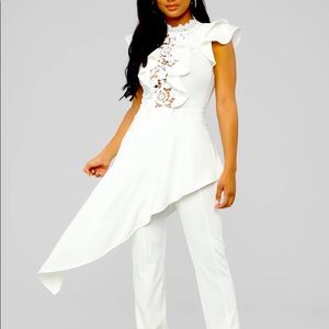 White jumpsuit for special occasion